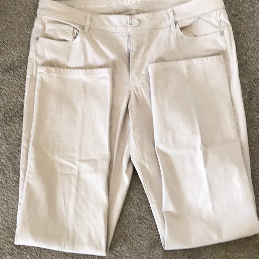 Ann Taylor Loft Tan Jean
